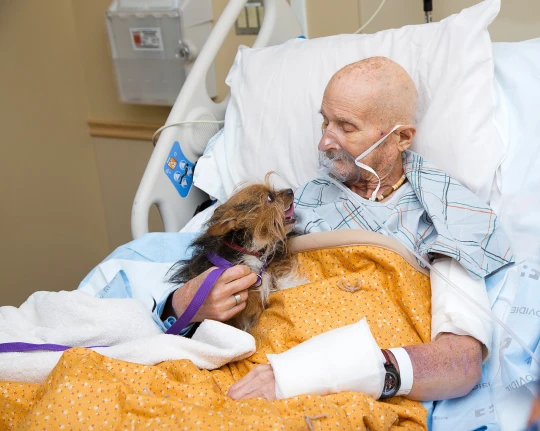 Dying Veteran's Final Wish to see his Beloved Puppy for the Last Time