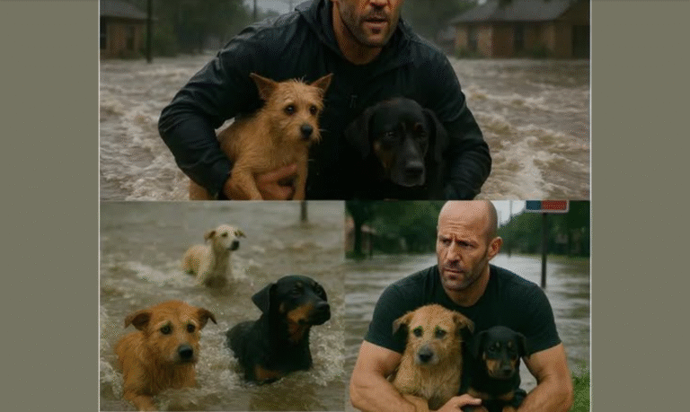 Jason Statham wades through raging [Fl.oo.dwa.ters] in Texas to save homeless Dogs swept away by the [cu.rre.nt]! – petcutes