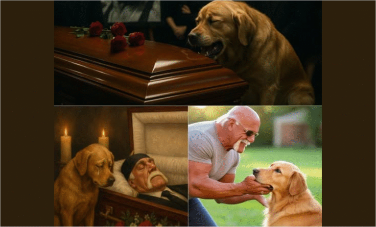 Hulk Hogan [Pa.ss.ed Aw.ay] at 71… but it’s his beloved dog sitting silently next to his portrait that makes everyone cry. It barked just once — and then never spoke again… – petcutes
