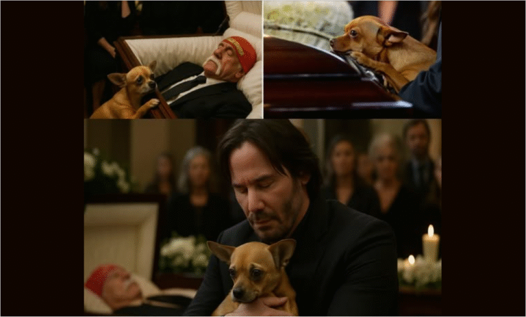 Keanu Reeves Adopts Hulk Hogan’s Loyal Dog in a Heart-Wrenching Farewell That Left the Room in Silence! – petcutes