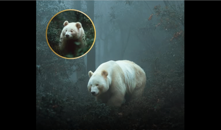 A snow-white Panda walked past a Forest Camera in China, and Scientists were stunned! – petcutes